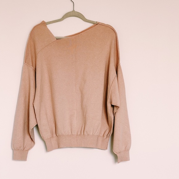 Free People Asymmetric Blush Knitwear Sweater - Picture 7 of 11